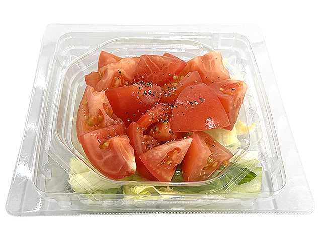 セブンイレブンのトマトとレタスのイタリアンサラダを比較する。税込価格：365円、カロリー：172kcal、1円あたりカロリー：0.47kcal/円、たんぱく質：1.8g、1円あたりたんぱく質：0.01未満g/円、脂質：14.4g、炭水化物：10g、糖質：7.4g、食物繊維：2.6g、食塩相当量：0.3g。たっぷりのトマトとレタスをイタリアンドレッシングで召し上がっていただくシンプルながら満足感のあるサラダです。アレルギー：小麦。