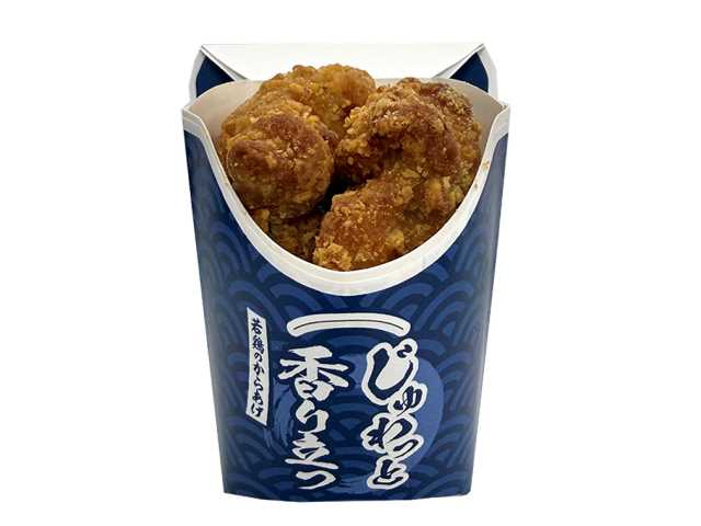 じゅわっと香り立つ！若鶏のからあげ３個入り セブンイレブン ジューシーで醤油の香りが立った、食べ飽きない醤油からあげ。