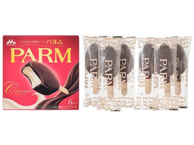 セブンイレブンの森永 パルム チョコレート マルチを比較する。税込価格：659円。アレルギー：卵、乳。