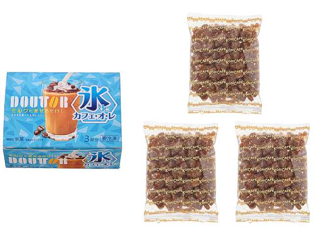 セブンイレブンのドトール氷ｄｅアイスカフェオレを比較する。税込価格：516円。