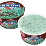 セブンイレブンのＢＳカップサンフランシスコミントチョコを比較する。税込価格：184円。アレルギー：乳。