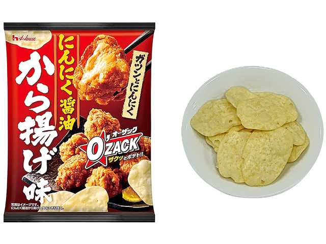 ハウス食品 オー・ザック にんにく醤油から揚げ味 セブンイレブン 商品画像