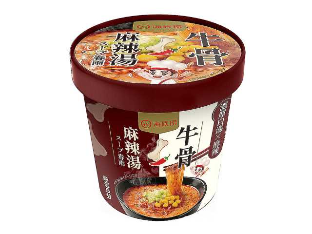 海底撈 牛骨麻辣湯スープ春雨 セブンイレブン 商品画像