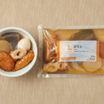 ローソンのおでんを比較する。税込価格：322円、カロリー：161kcal、1円あたりカロリー：0.50kcal/円、たんぱく質：12.7g、1円あたりたんぱく質：0.04g/円、脂質：5g、炭水化物：18g、糖質：14.7g、食物繊維：3.3g、食塩相当量：6g。