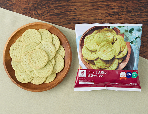 ローソン パリパリ食感の枝豆チップス