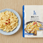 ローソンの穂先メンマ。税込価格：171円、カロリー：34kcal、たんぱく質：1.7g、脂質：1.7g、炭水化物：4.4g、糖質：1.7g、食物繊維：2.7g、食塩相当量：1.9g。