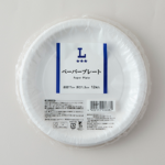 ローソンのペーパープレート。税込価格：243円。