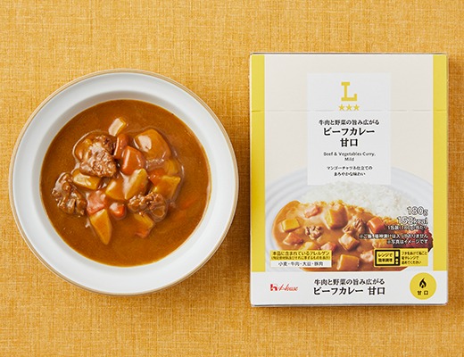 ローソン 牛肉と野菜の旨み広がるビーフカレー 甘口