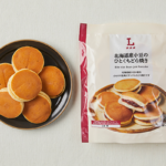 ローソンの北海道産小豆のひとくちどら焼きを比較する。税込価格：208円、カロリー：47kcal、1円あたりカロリー：0.23kcal/円、たんぱく質：0.8g、1円あたりたんぱく質：0.01未満g/円、脂質：1g、炭水化物：9g、糖質：8.7g、食物繊維：0.3g、食塩相当量：0g。