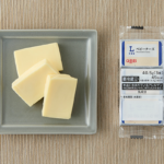 ローソンのベビーチーズを比較する。税込価格：173円、カロリー：45kcal、1円あたりカロリー：0.26kcal/円、たんぱく質：2.6g、1円あたりたんぱく質：0.02g/円、脂質：3.7g、炭水化物：0.2g、糖質：0.2g、食物繊維：0g、食塩相当量：0.4g。