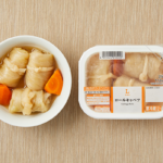 ローソンのロールキャベツ。税込価格：451円、カロリー：112kcal、たんぱく質：7.3g、脂質：4g、炭水化物：13.3g、糖質：10.2g、食物繊維：3.1g、食塩相当量：3g。