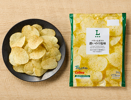 ローソン パリッとポテト 濃いのり塩味