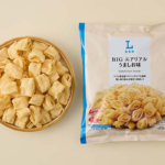 ローソンのBIG エアリアル うましお味を比較する。税込価格：218円、カロリー：538kcal、1円あたりカロリー：2.47kcal/円、たんぱく質：3.2g、1円あたりたんぱく質：0.01g/円、脂質：33.3g、炭水化物：57.2g、糖質：55.5g、食物繊維：1.7g、食塩相当量：1.9g。