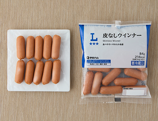 ローソン 皮なしウインナー