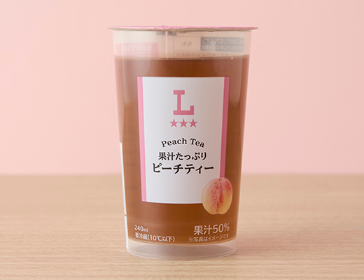 ローソン 果汁たっぷり ピーチティー