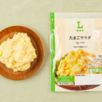 ローソンのたまごサラダ。税込価格：181円、カロリー：169kcal、たんぱく質：5.8g、脂質：14.2g、炭水化物：4.6g、糖質：4.4g、食物繊維：0.2g、食塩相当量：0.9g。