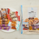 ローソンの6種の洋菓子アソートを比較する。税込価格：348円。