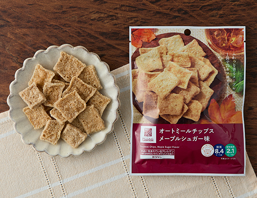ローソン オートミールチップス メープルシュガー味