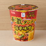 ローソンの名店 タンメントナリ監修 辛激タンメンを比較する。税込価格：288円、カロリー：514kcal、1円あたりカロリー：1.78kcal/円、たんぱく質：10.1g、1円あたりたんぱく質：0.04g/円、脂質：21.9g、炭水化物：70.6g、糖質：67.4g、食物繊維：3.2g、食塩相当量：5g。