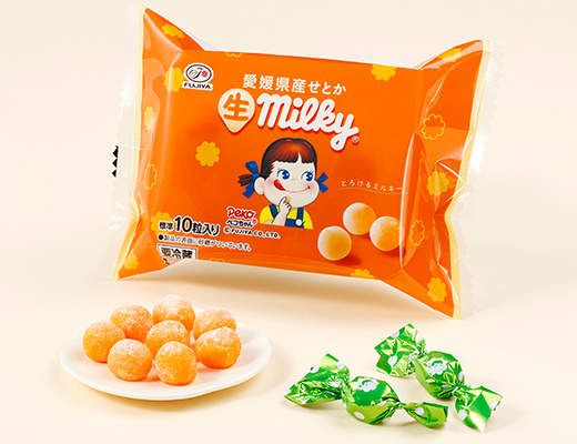 ローソンの不二家 生ミルキー 愛媛県産せとかの商品画像