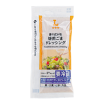 ローソンの焙煎ごまドレッシング。税込価格：35円、カロリー：87kcal、たんぱく質：0.6g、脂質：7.7g、炭水化物：3.9g、糖質：3.7g、食物繊維：0.2g、食塩相当量：0.9g。