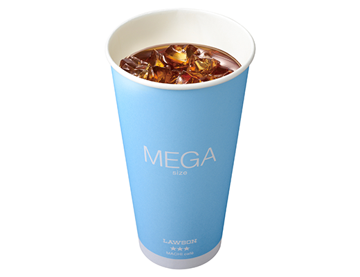 ローソンのメガアイスアールグレイティー。税込価格：360円、カロリー：8kcal、たんぱく質：0.2g、脂質：0.2g、炭水化物：1.8g、糖質：1.6g、食物繊維：0.2g、食塩相当量：0.4g。