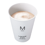 カフェインレス ホットカフェラテ(M) ローソン 手軽にカフェインレスのカフェラテを楽しめます。ティーバッグタイプで、浸す時間でお好みの濃さに調整できます。レインフォレストアライアンス認証コーヒー使用。
