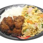セブンイレブン ガーリックチキン＆塩味スパゲティ