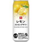 セブンイレブンの７ザ・プライス レモン ストロングサワー ５００ｍｌを比較する。税込価格：143円。シチリア産レモン果汁を使い、レモンの爽やかな酸味と香り、ストロングサワーならではのアルコール感をお楽しみいただけます。
