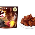 セブンイレブンの味覚糖 おさつどきっ リッチチョコレート味を比較する。税込価格：205円。アレルギー：乳。