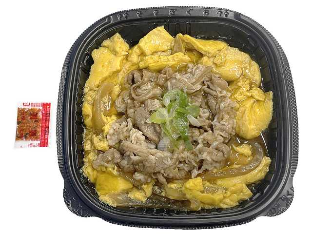 セブンイレブン 牛肉の玉子とじ丼