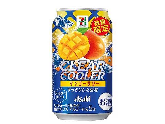 セブンイレブンの７プレミアム マンゴーサワー ３５０ｍｌを比較する。税込価格：130円。