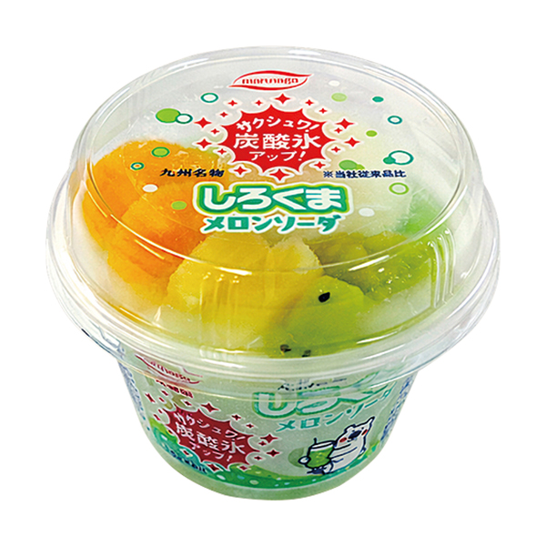 ファミリーマート 丸永製菓 しろくまメロンソーダ