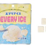 セブンイレブンのエブリアイス バニラ味を比較する。税込価格：216円。アレルギー：乳。