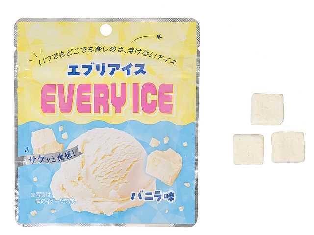 セブンイレブンのエブリアイス バニラ味を比較する。税込価格：216円。アレルギー：乳。