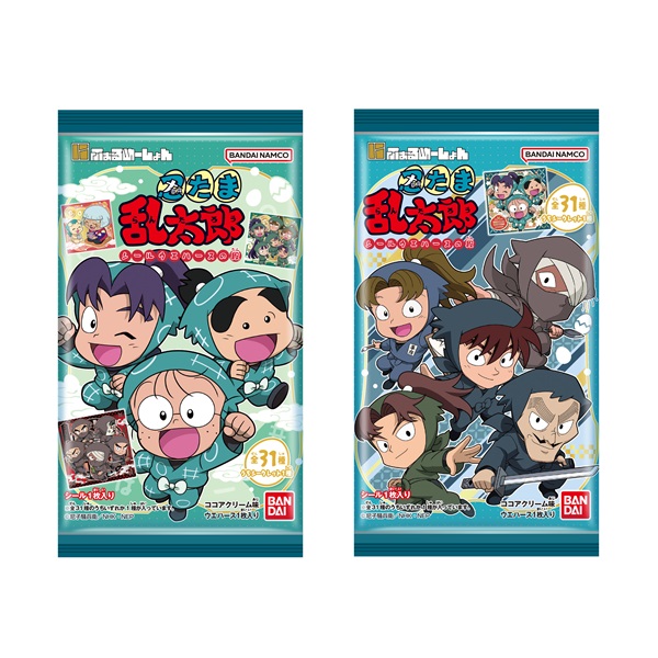 ファミリーマート にふぉるめーしょん 忍たま乱太郎 シールウエハースの段