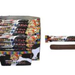 セブンイレブンの三立製菓 チロルチョコバット ミルク風クリームを比較する。税込価格：72円。アレルギー：乳、小麦。