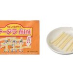 セブンイレブンのなとり チータラ ｍｉｎｉを比較する。税込価格：81円。アレルギー：乳、小麦。
