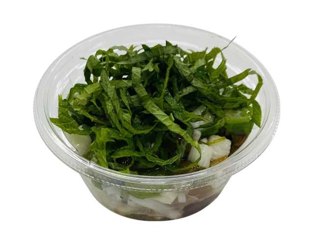 セブンイレブンの大葉を味わうねばねば サラダとよかわ大葉使用を比較する。税込価格：322円、カロリー：47kcal、1円あたりカロリー：0.15kcal/円、たんぱく質：1.9g、1円あたりたんぱく質：0.01g/円、脂質：0.5g、炭水化物：9.8g、糖質：7.5g、食物繊維：2.3g、食塩相当量：1.6g。風味の良い大葉とネバネバ食材（長芋、オクラ、なめこ、めかぶ）と大根を大葉入りのだしジュレでさっぱりと食べるサラダです。アレルギー：小麦。