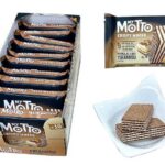 セブンイレブンのマイモット ウエハース ティラミス味を比較する。税込価格：140円。アレルギー：乳、小麦。