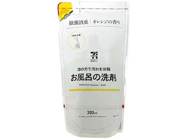 セブンイレブンの７ＰＬ お風呂の洗剤詰替 ３５０ｍｌを比較する。税込価格：141円。