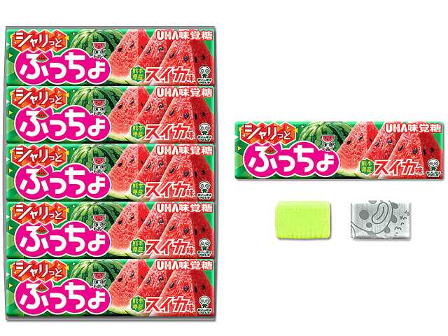 セブンイレブン 味覚糖 シャリっとぷっちょ スイカ