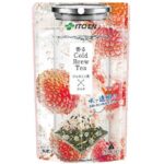 セブンイレブンの香るＣｏｌｄＢｒｅｗＴｅａ ジャスミン×ライチを比較する。税込価格：378円。