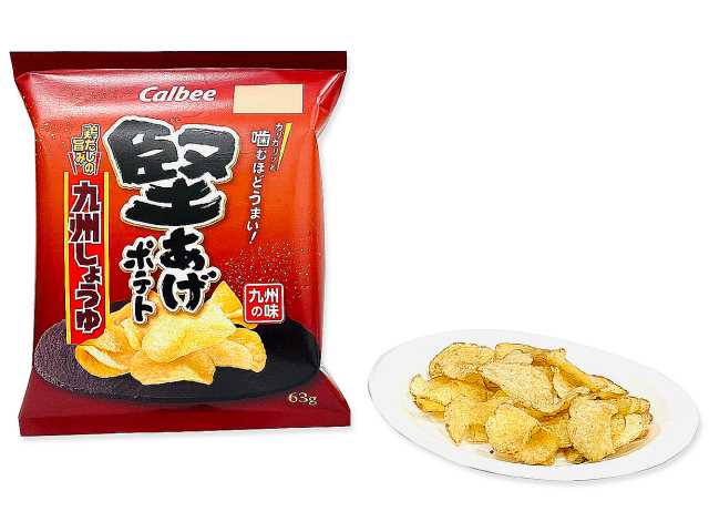 セブンイレブン カルビー 堅あげポテト 九州しょうゆ