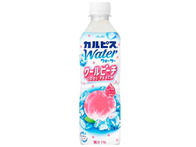 セブンイレブンのカルピスウォーター クールピーチ ４９０ｍｌを比較する。税込価格：184円。アレルギー：乳。