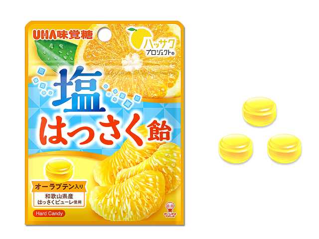 セブンイレブン 味覚糖 塩はっさく飴