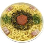 セブンイレブンの九州産辛子高菜と明太子の和風パスタを比較する。税込価格：529円、カロリー：479kcal、1円あたりカロリー：0.91kcal/円、たんぱく質：21.1g、1円あたりたんぱく質：0.04g/円、脂質：14g、炭水化物：70.6g、糖質：63.8g、食物繊維：6.8g、食塩相当量：5.5g。九州産の辛子高菜と明太子を組み合わせた地区に馴染みのある具材のパスタです。アレルギー：卵、乳、小麦。