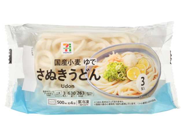 セブンイレブン ７プレミアム さぬきうどん ３食入