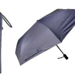 セブンイレブンの晴雨兼用自動開閉折傘ネイビー ５５ｃｍを比較する。税込価格：2,376円。