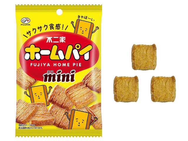 セブンイレブンの不二家 ホームパイミニを比較する。税込価格：143円。アレルギー：乳、小麦。